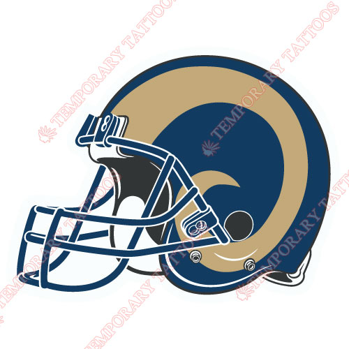 St. Louis Rams Customize Temporary Tattoos Stickers NO.771